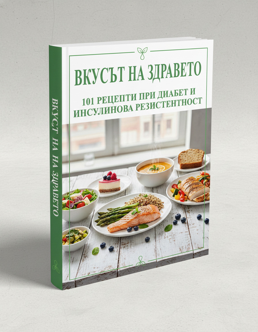 Книгата „Вкусът на здравето – 101 рецепти при диабет и инсулинова резистентност“